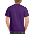 thumbnail image 4 of Gildan Mens Heavy Cotton T-Shirt, Style G5000, Multipack 10 Purple 10-pack Medium, 4 of 4