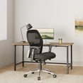 thumbnail image 2 of Scranton & Co Mid-Back Mesh Office Chair in Black, 2 of 7