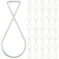 thumbnail image 1 of Shisuyan 100pcs Ceiling Tile Hooks Ceiling Hanging Hook Clips Drop Ceiling Hooks Drop Ceiling Metal Hook, 1 of 8