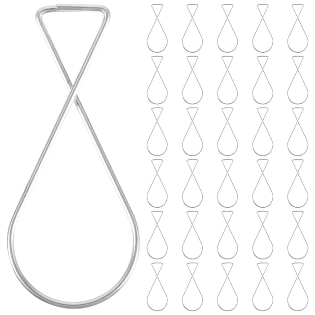 Shisuyan 100pcs Ceiling Tile Hooks Ceiling Hanging Hook Clips Drop Ceiling Hooks Drop Ceiling Metal Hook