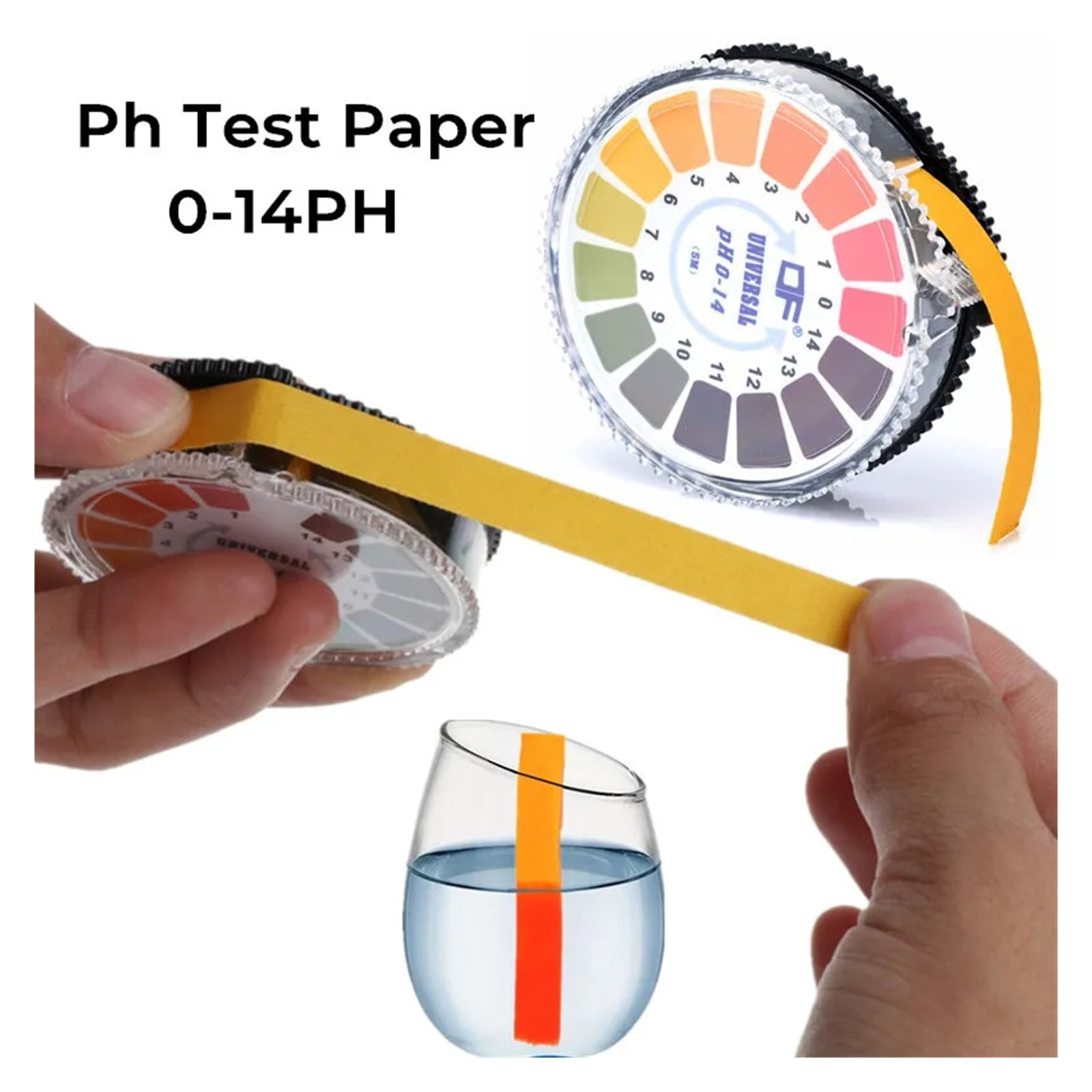 Ph Test Paper Universal Measure Range Of 1-14 Ph Indicator Litmus Test Paper Strip Roll For Water Urine And Saliva