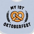 thumbnail image 4 of Inktastic My 1st Oktoberfest with Pretzel and Laurels Boys or Girls Baby Bib, 4 of 4