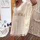 thumbnail image 5 of Vestido De Ganchillo Vestido de algodón estilo bohemio con borlas para mujer, traje de vacaciones (arena) Cgtredaw Para estrenar, 5 of 6