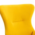 thumbnail image 5 of ARCTICSCORPION Nursery Rocking Chair Accent Rocking Chair,Modern Glider Rocker Velvet Rocking Armchair,Upholstered Velvet Lounge Arm Chair Side Chair with Thick Cushion for Living Room Bedroom,Yellow, 5 of 7