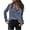 Light Blue, variant on skpabo Womens elegant V-Neck button up velvet Jumper Sweatshirts Curved Hem Long Sleeve Tops Casual Loose Casual solid Print Round Neck Long Sleeve T-Shirt Loose Top size
