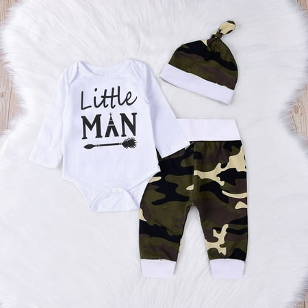 

nsendm New Born Girl Blanket Camouflage Jumpsuit Print Baby Boys Pants Set Girls Romper Character Set Girls White 80