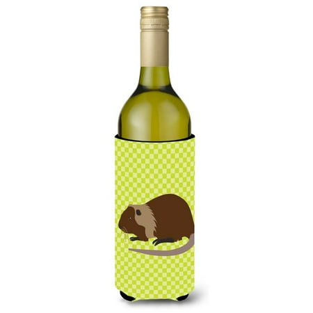 

Coypu Nutria River Rat Green Wine Bottle Beverge Insulator Hugger
