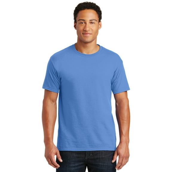 JERZEES - Dri-Power 50/50 T-Shirt - 29MR, Columbia Blue, 2X, Pack Of 2, Mens T-Shirts