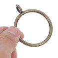 thumbnail image 4 of 20pcs Metal Curtain Rings with Eyelet Curtain Pole Rings Curtain Rod Hanging Rings, 4 of 8