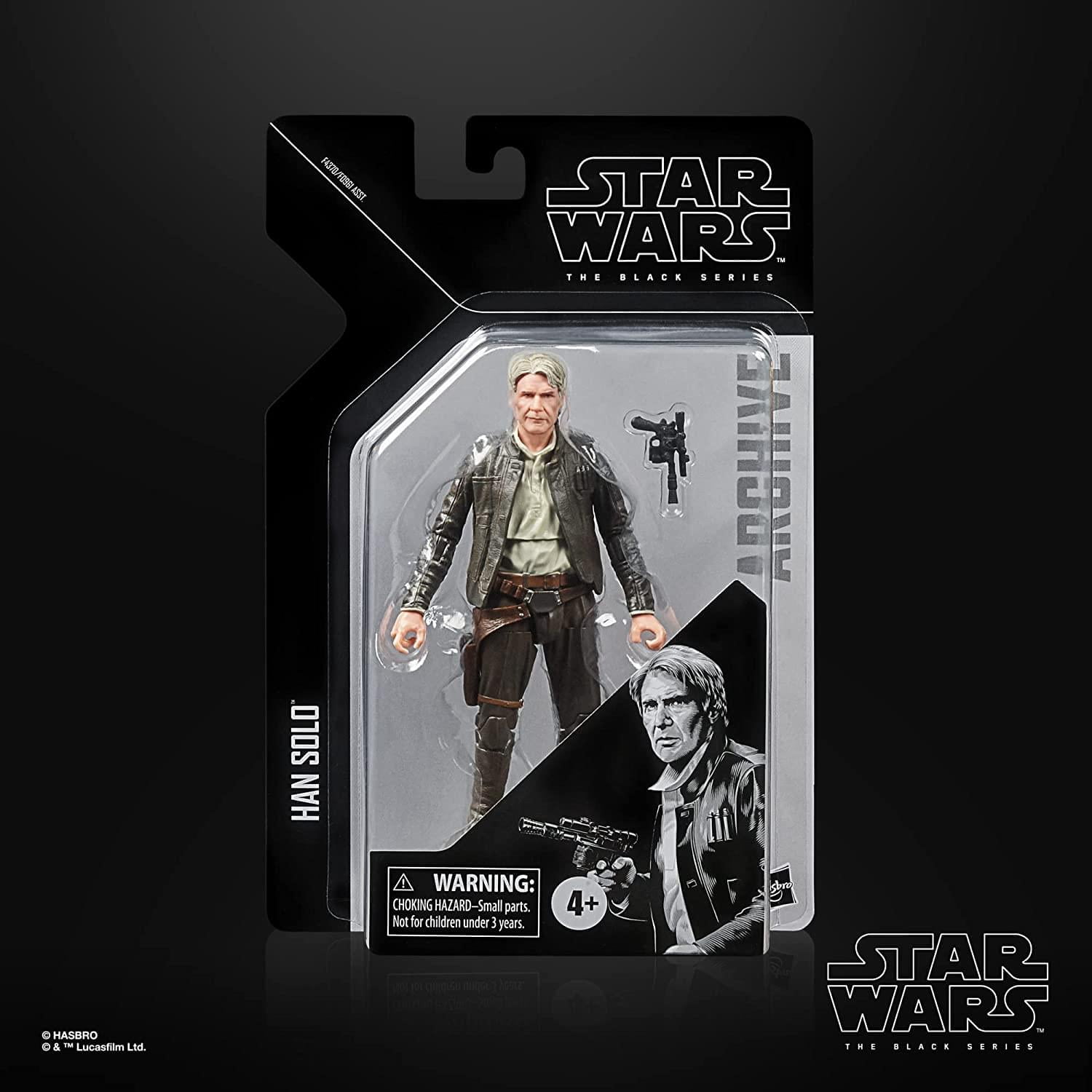 STAR WARS The Black Series Archive Han Solo Toy 6-Inch-Scale The Force Awakens Collectible Action Figure