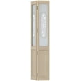 thumbnail image 2 of AWC 127 Elizabethian Glass Bifold Door Fits 24"wide x 80"high Unfinished Pine, 2 of 7