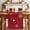 Red, variant on Christmas Gnomes Table Runner 70 Inches Long Farmhouse Dress Scarves, Buffalo Plaid Xmas Winter Snowflakes Dining Tablerunner for Coffee Table/Kitchen Island/Party Décor, 13" x 70"