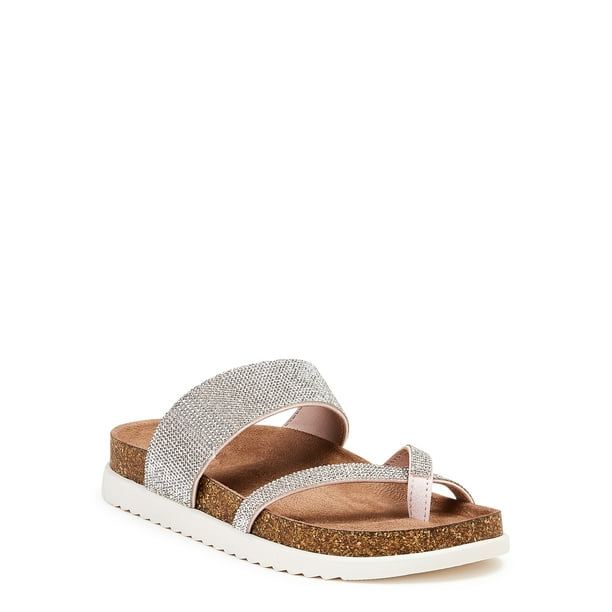 Madden NYC Womens Wide Width Embellished Sandals