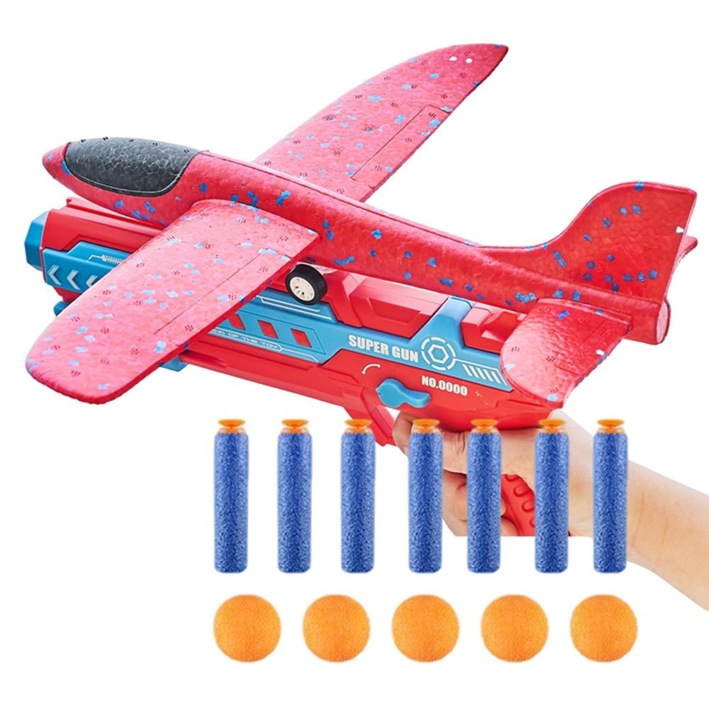 Lacyie Glider Planes for Kids, Bubble Catapult Plane Toy, Airplane Toys