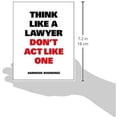 thumbnail image 7 of Think Like A Lawyer, Don't Act Like One (Paperback), 7 of 7
