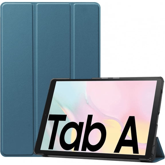 Vegan Leather Case for Galaxy Tab A7 10.4 Case 2020, Light Weight Slim Tri-Fold Case Magnetic Cover Stand for Samsung Galaxy Tab A7 10.4 inch Tablet [SM-T500/T505/T507] Blackish Green
