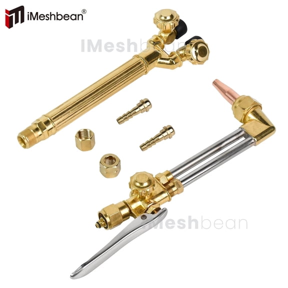 iMeshbean Oxygen Acetylene Welding Cutting Torch Set Fit Victor Style CA1350, 100FC Handle US