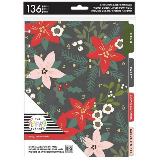 The Happy Planner® Classic Extension Pack, Christmas Theme Walmart
