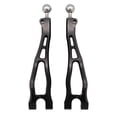 thumbnail image 2 of Repuestos para brazos de suspensión delantera inferior de aleación de aluminio para coche RC ARRMA 1:8 negro, 2 of 4