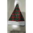 thumbnail image 5 of Gcvizuso Christmas Hats, Santa Hat, Red Plaid Christmas Hat Thick Golden Snowflake Hat Christmas Decoration Hat, 5 of 6