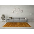 thumbnail image 3 of Ahgly Company Machine Washable Indoor Rectangle Oriental Yellow Industrial Area Rugs, 5' x 8', 3 of 4