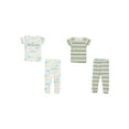 thumbnail image 2 of Cutie Pie Dreamers Baby Boy & Toddler Boy 4 PC Tight Fit Cotton Sleepwear Pajamas, Sizes 12 Months-4T, 2 of 2