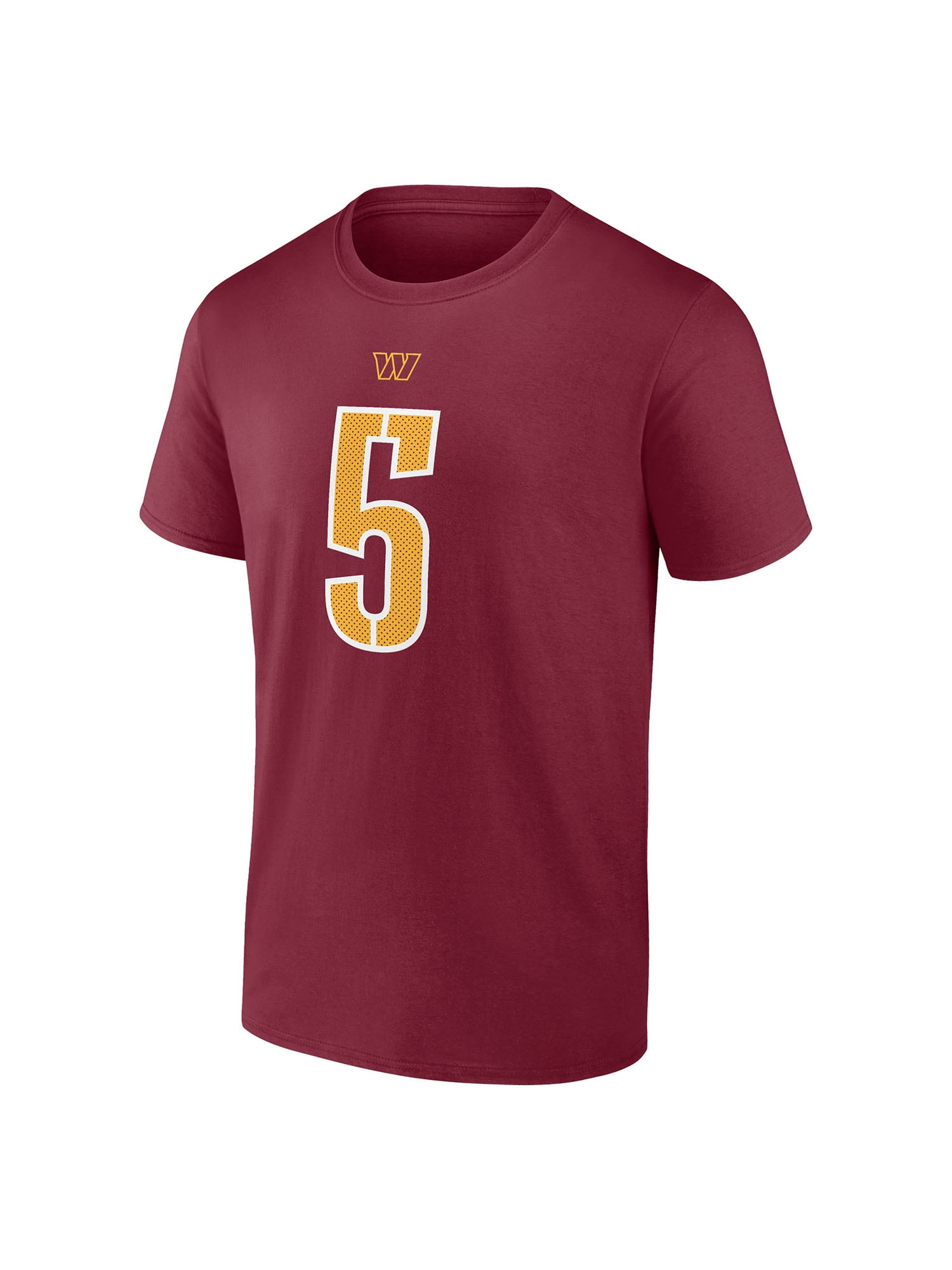 NFL Jayden Daniels Washington Commanders Mens Name & Number Short Sleeve Tee
