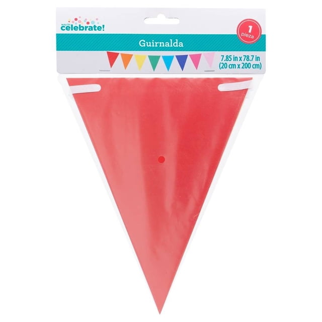 Guirnalda Way to Celebrate 8 Banderines Multicolor