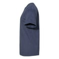 thumbnail image 5 of Hanes Mens Beefy-T Short-Sleeve T-Shirt, 3XL, Heather Navy, 5 of 8