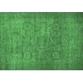 thumbnail image 1 of Ahgly Company Indoor Rectangle Abstract Emerald Green Modern Area Rugs, 4' x 6', 1 of 4