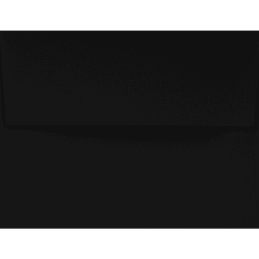 LUXPaper A4 Invitation Envelopes, 4 1/4 x 6 1/4, 80 lb. Midnight Black, 50 Pack