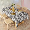 thumbnail image 3 of Boho Bohemia Geometric Line Art Rectangle Tablecloth 60"x120",Waterproof Polyester Rectangle Table Cloth, Wipeable Spillproof Polyester Tablecloth for Dining, Camping, Indoor and Outdoor, 3 of 6