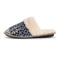 thumbnail image 6 of MUK LUKS Women's Frida Scuff Slippers - Blue Snowflake, M (7-8), 6 of 9
