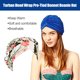 thumbnail image 3 of Pack de 3 turbantes Qarigey diseño europeo multicolor para Mujer accesorios para el cabello, 3 of 6
