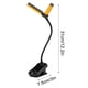 thumbnail image 3 of Luz de libro recargable de doble cabeza - 3 colores y 8 niveles de brillo, batería de 80 horas, lámpara de escritorio con clip y carga USB-C, 3 of 9