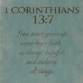 thumbnail image 2 of Grey, Jace 15x15 Black Ornate Wood Framed with Double Matting Museum Art Print Titled - Corinthians 137, 2 of 4