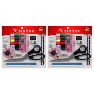 SINGER Survival Sew Kit with Storage Case, 64 Pcs, Assorted Colors