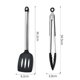 thumbnail image 2 of Juego de mini utensilios de cocina de 2 piezas: utensilios de cocina de acero inoxidable y silicona, 2 of 5