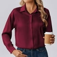 thumbnail image 4 of Women's rayon top, button-down blouse, sleeveless business casual, 4 of 9