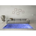 thumbnail image 3 of Ahgly Company Indoor Rectangle Oriental Blue Industrial Area Rugs, 2' x 5', 3 of 4