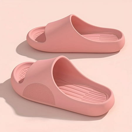 

Casual Shoes Non Slip Slippers Shoes Men s Solid EVA Slides Summer Essentials Open Toe Shoes For Indoor Outdoor Beach Shower