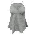 thumbnail image 3 of Sngxgn Spaghetti Strap Camisole Top Strap Tank Top for Women(Grey,L), 3 of 4