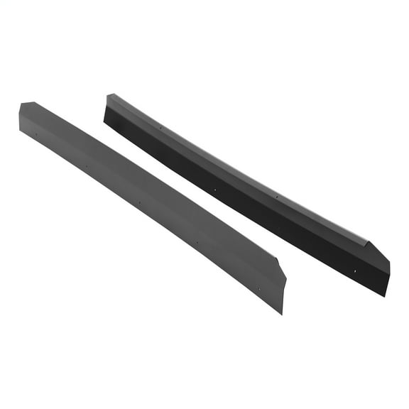 LUVERNE 410088 Grip Step 85-Inch Black Aluminum Running Board Backsplashes, 2-Pack