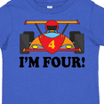 thumbnail image 4 of Inktastic Race Car 4th Birthday Boys Toddler T-Shirt, 4 of 5