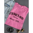 thumbnail image 3 of Chicago Gothic Style Banner T-Shirt Women -Image by Shutterstock, Female Large, 3 of 4