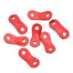 thumbnail image 2 of Tendeurs Ajusteur Boucle De Corde oso de fresa 20 Pices En Alliage D'aluminium Pour Randonne Camping, 2 of 5