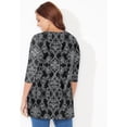 thumbnail image 2 of Catherines Women's Plus Size Easy Fit 3/4-Sleeve Scoopneck Tunic, 2 of 5