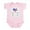 Petal Pink, variant on CafePress - American Daddy, English Mummy Infant Bodysuit - Baby Light Bodysuit, Size Newborn - 24 Months