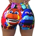 thumbnail image 2 of Lsque Five Nights At Freddy'S Pattern High Waisted Biker Shorts for Women-Tummy Control Fitness Athletic Workout Running Yoga Gym Shorts,Moisture-Wicking-X-Large, 2 of 9