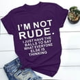 thumbnail image 2 of Babysbule Liquidation T-Shirt d'Été pour Femmes Unisexe Amusant Motif Imprimé Décontracté Mode Col Rond Manches Courtes Hauts, 2 of 5